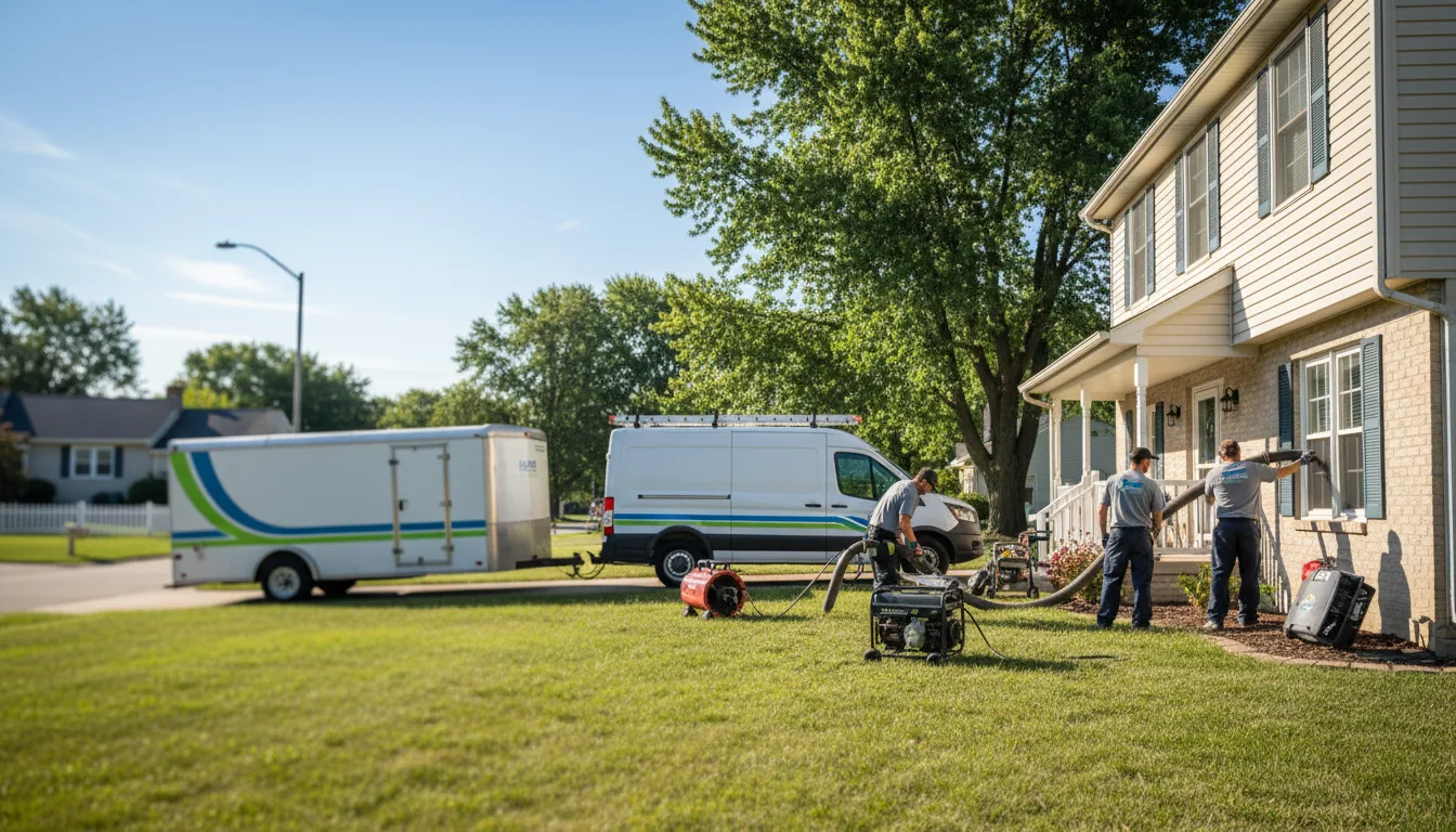 Flooded Basement Restoration And Cleanup With Repair in Meriden, IA near me